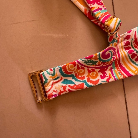 Colorful Paisley Ruffle Bikini Top - Picture 14 of 14